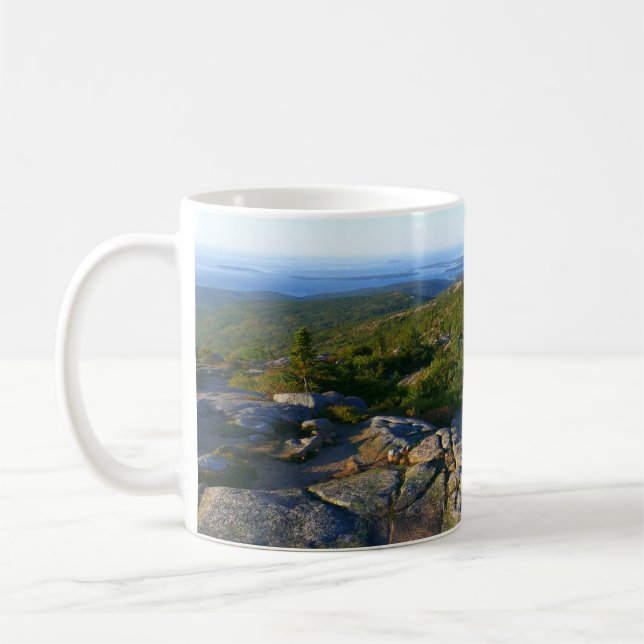 Morning atop Cadillac Mountain at Acadia Coffee Mug (Left)