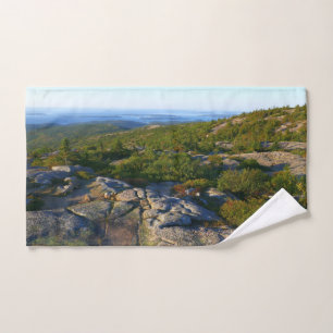 Morning atop Cadillac Mountain at Acadia Hand Towel
