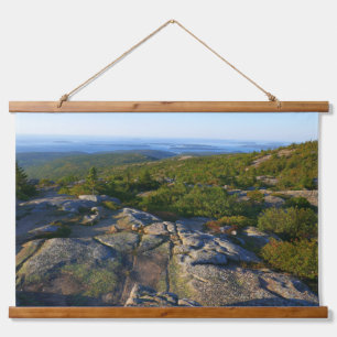 Morning atop Cadillac Mountain at Acadia Hanging Tapestry