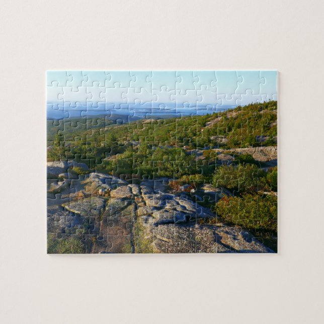 Morning atop Cadillac Mountain at Acadia Jigsaw Puzzle (Horizontal)