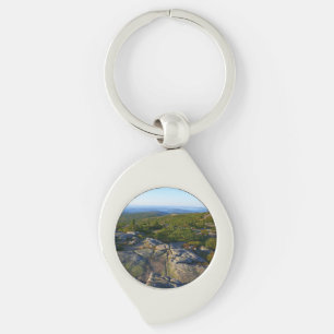 Morning atop Cadillac Mountain at Acadia Key Ring