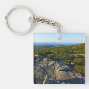 Morning atop Cadillac Mountain at Acadia Key Ring