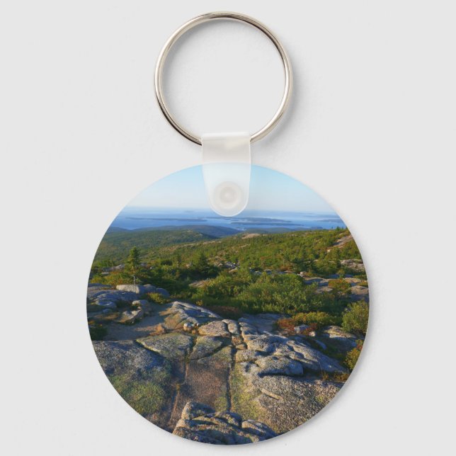 Morning atop Cadillac Mountain at Acadia Key Ring (Front)
