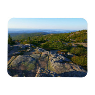 Morning atop Cadillac Mountain at Acadia Magnet