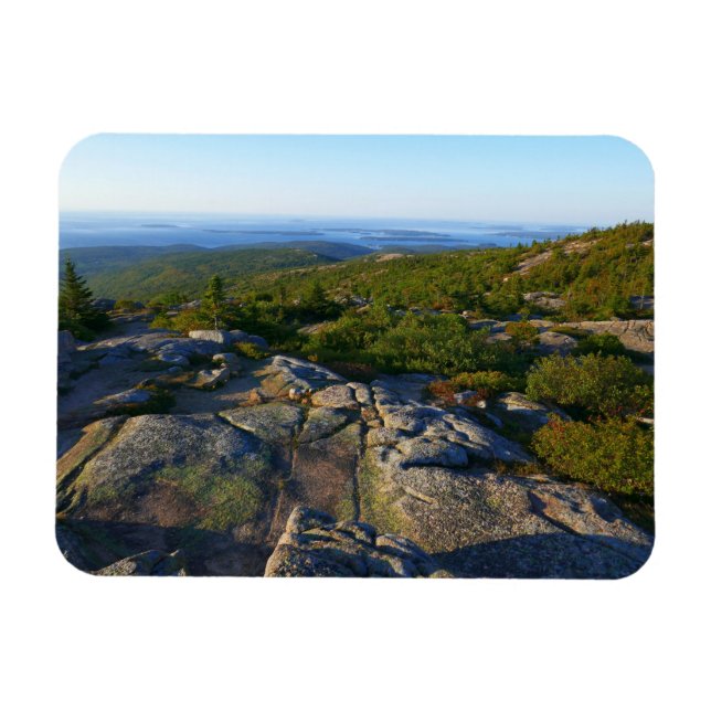 Morning atop Cadillac Mountain at Acadia Magnet (Horizontal)