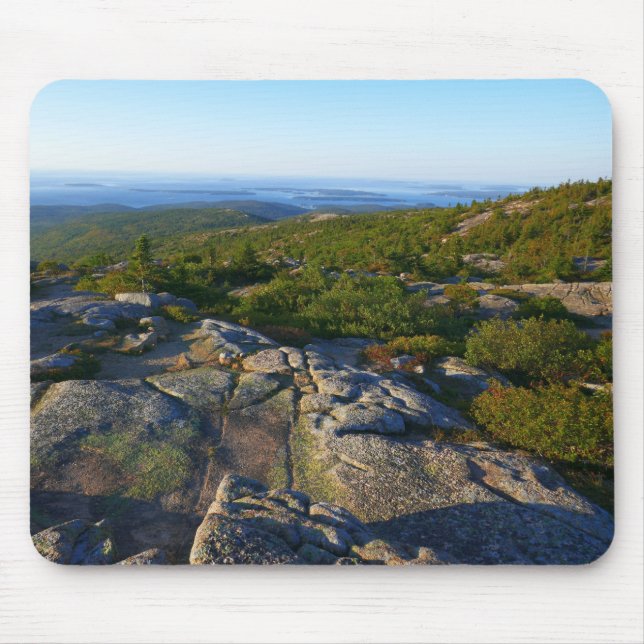 Morning atop Cadillac Mountain at Acadia Mouse Mat (Front)