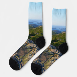 Morning atop Cadillac Mountain at Acadia Socks