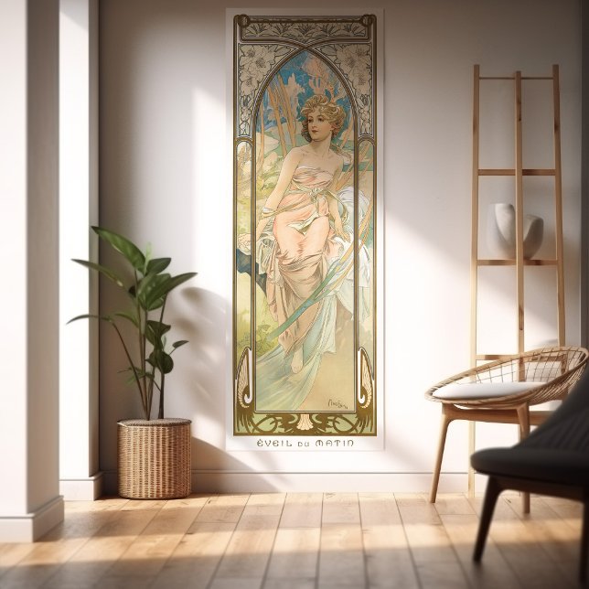 Morning Awakening Art Nouveau Poster Set 3/4 Mucha (Creator Uploaded)