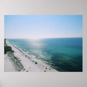 Morning Beach View Poster