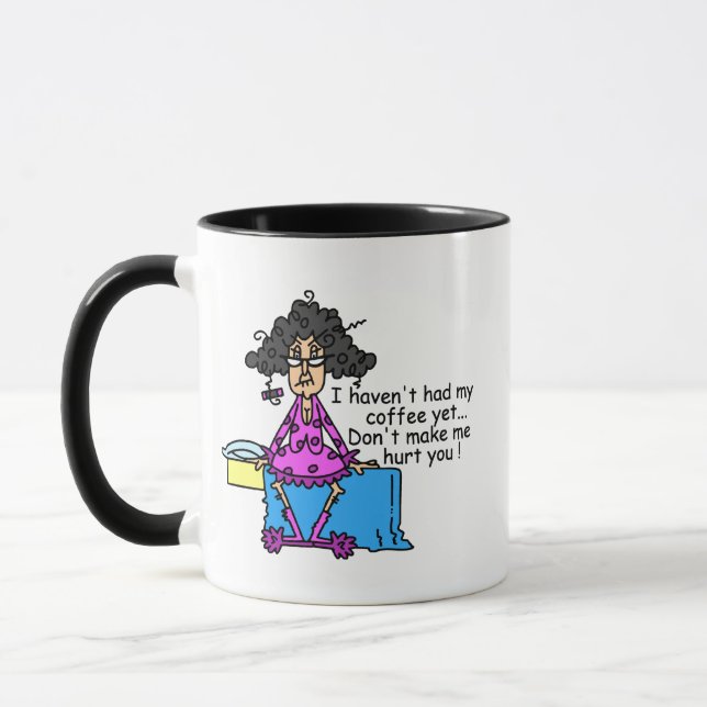 Morning Before Coffee Humour Mug (Left)