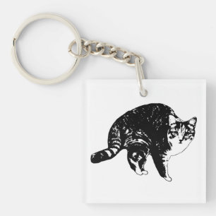 Morning Bell Tabby Key Ring