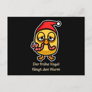 Morning Bird Luck Postcard