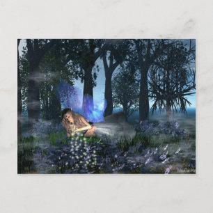 Morning Blessings Fairy Postcard