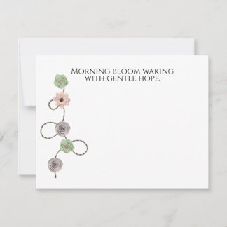 Morning Bloom Card
