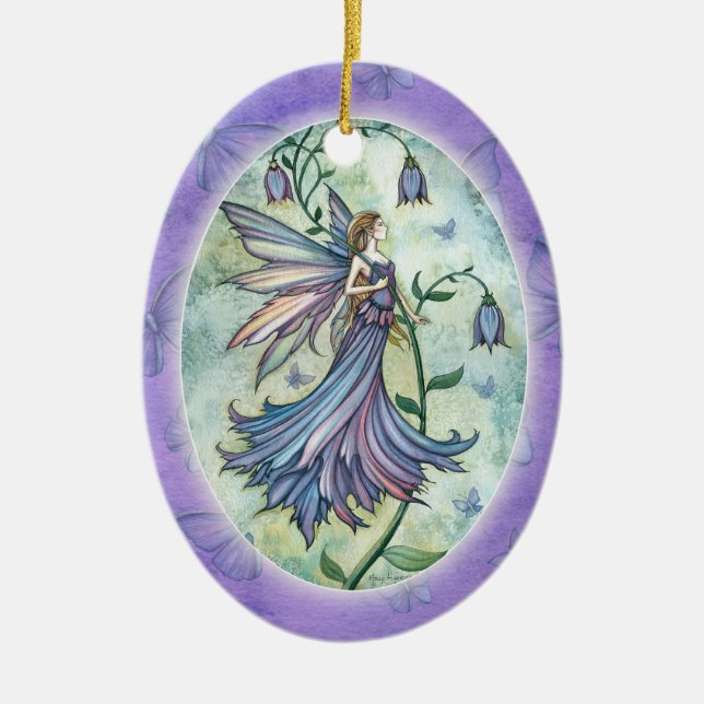 Morning Blue Fairy Ornament (Front)
