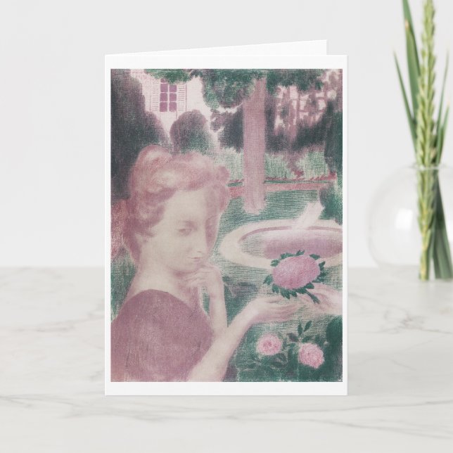 Morning Bouquet, Maurice Denis Card (Front)