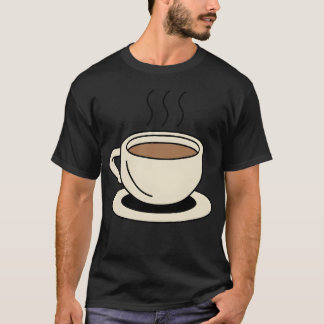 Morning Brew Cup Illustration retro T-Shirt