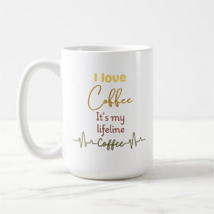 Morning Brew Lifeline Mug for Coffeeholics- gift