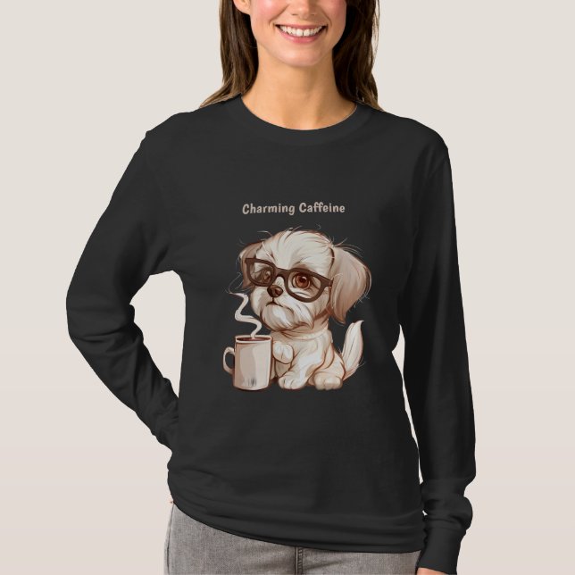 Morning Brew Pup T-Shirt (Front)