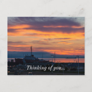 Morning Burst Over Mackinaw Postcard