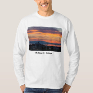 Morning Burst Over Mackinaw T-Shirt