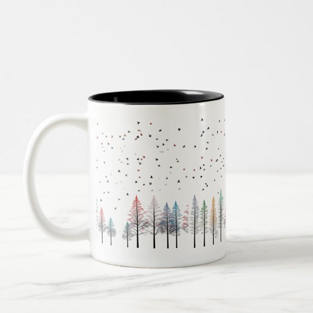 Morning Calm – A Mug of Colourful Possibilities (Left)