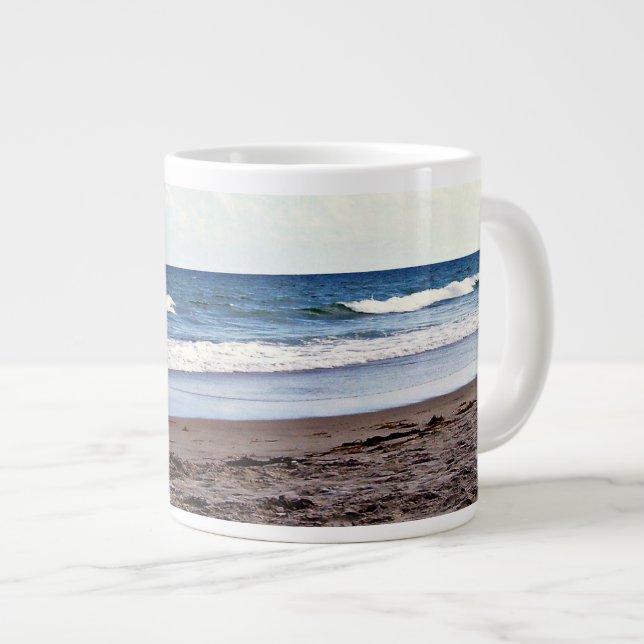 Morning Calm at Delray Beach Large Coffee Mug (Front Right)