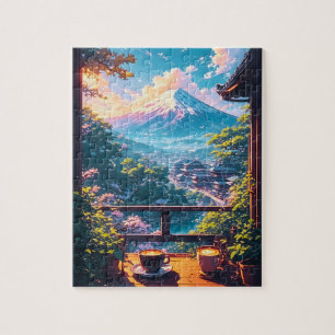 Morning Calm over Fuji Jigsaw Puzzle