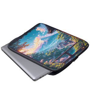 Morning Calm over Fuji Laptop Sleeve