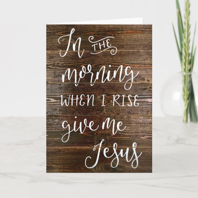 Morning Card (Front)