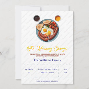 Morning Charge Fellowship Breakfast Invitation