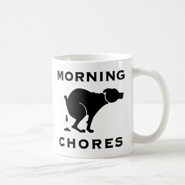 Morning Chores Coffee Mug (Right)