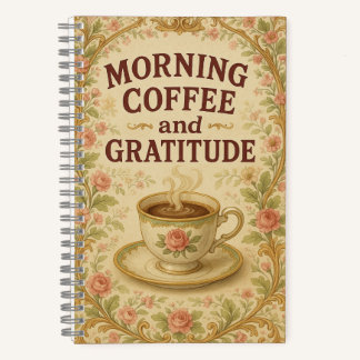 Morning Coffee And Gratitude Journal