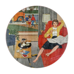 Morning Coffee Break Cutting Board