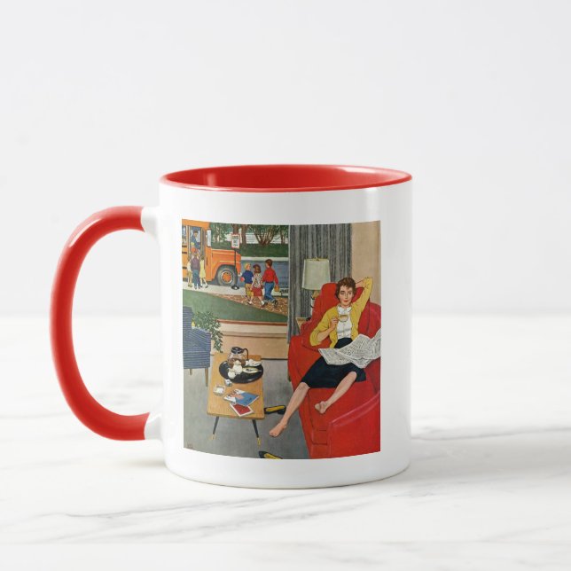 Morning Coffee Break Mug (Left)