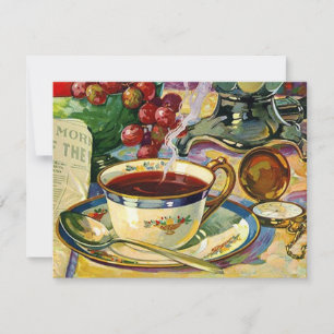 MORNING COFFEE CLATCH KLATCH PARTY INVITATION
