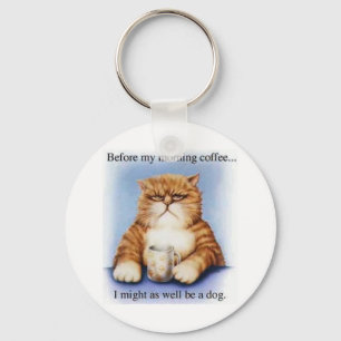 Morning Coffee Key Ring