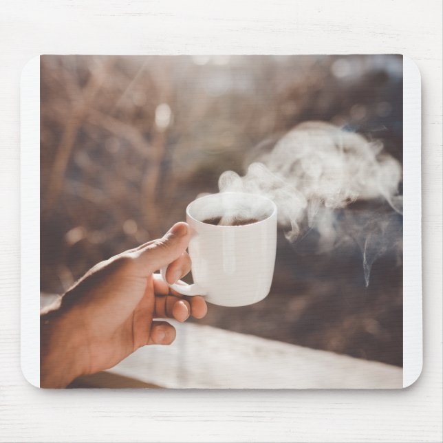 morning coffee mouse mat (Front)