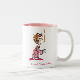 Morning Coffee-Personalised Two-Tone Coffee Mug