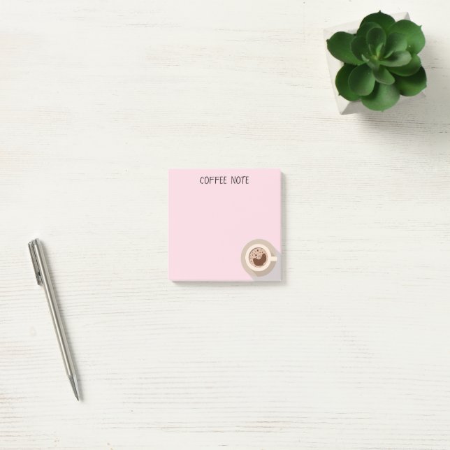 Morning Coffee Pink Note (Office)