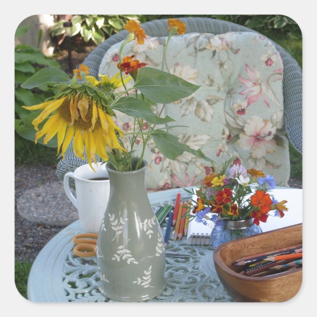 Morning Coffee Sticker (Front)