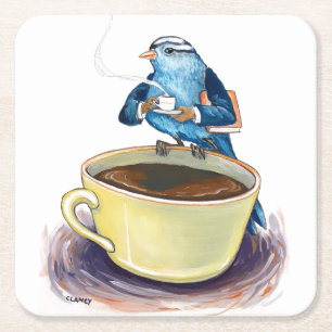 Morning Coffee Tweet Coaster