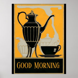 Morning Coffee Vintage  Posters