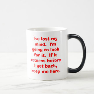 Morning coffee with a twist magic mug