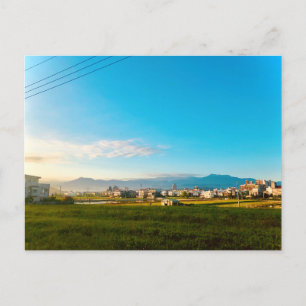 Morning  countryside Taiwan Postcard