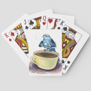Morning Cuppa Coffee Tweet Playing Cards