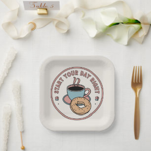Morning Delight Paper Plate