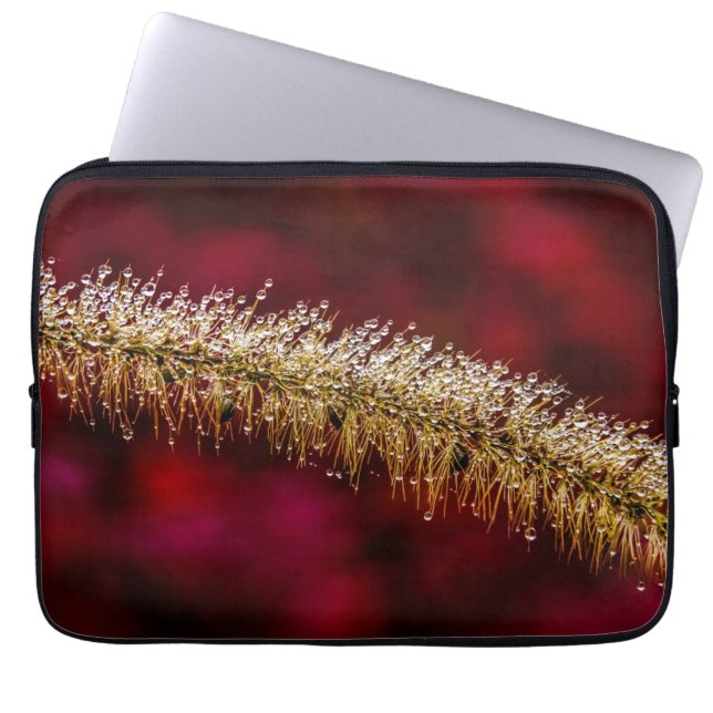 Morning Dew Laptop Sleeve (Front)
