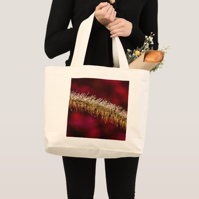 Morning Dew Large Tote Bag (Front (Product))