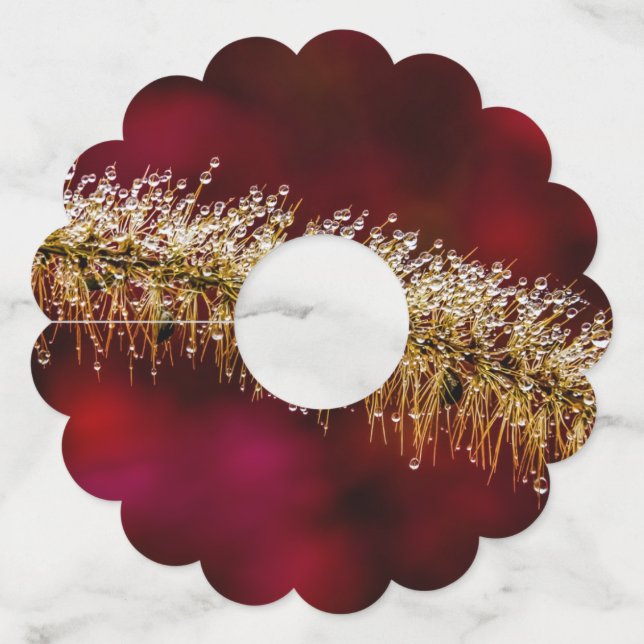 Morning Dew Wine Glass Tag (Back)